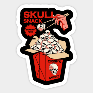 Skull Snack Sticker